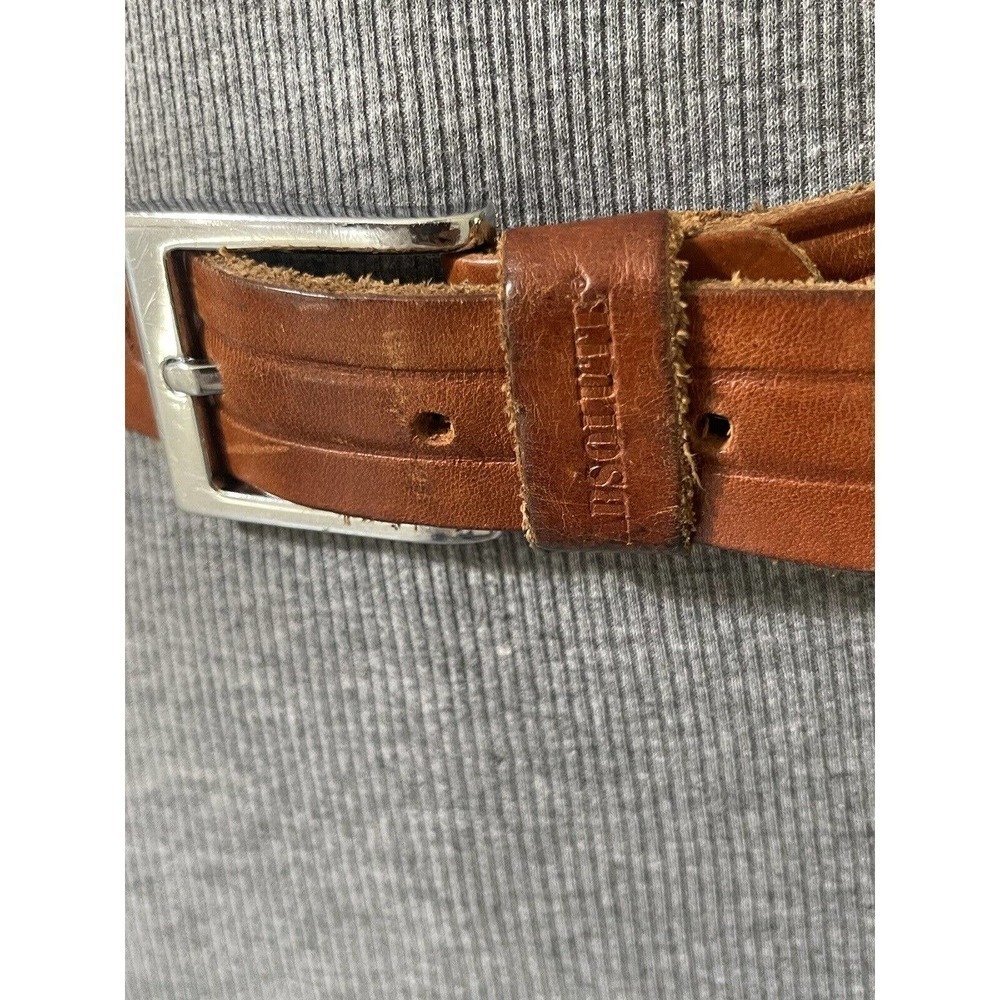 Absolute Basic Leather Embossed Braided Adjustabl… - image 4